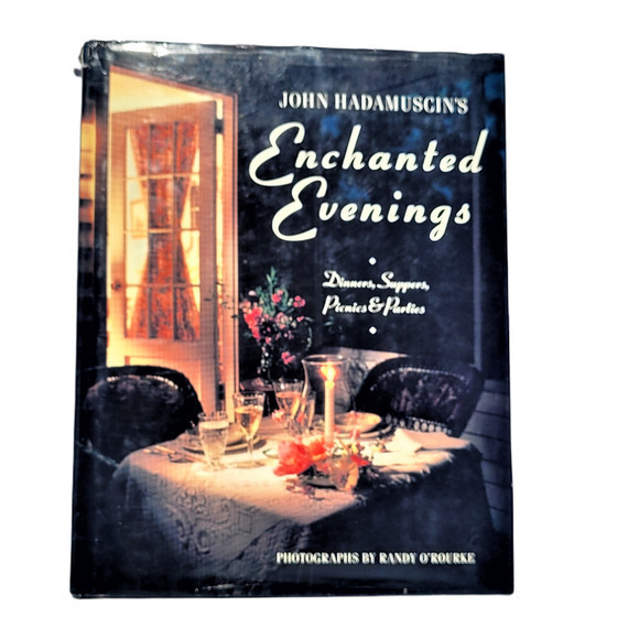 Enchanted  Evenings  by John‎ Hadamuscin publish Harmony Books 1990 Cookbook - Picture 1 of 11